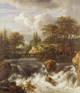 Een Waterval in een Rotsachtig Landschap, ca. 1660-70